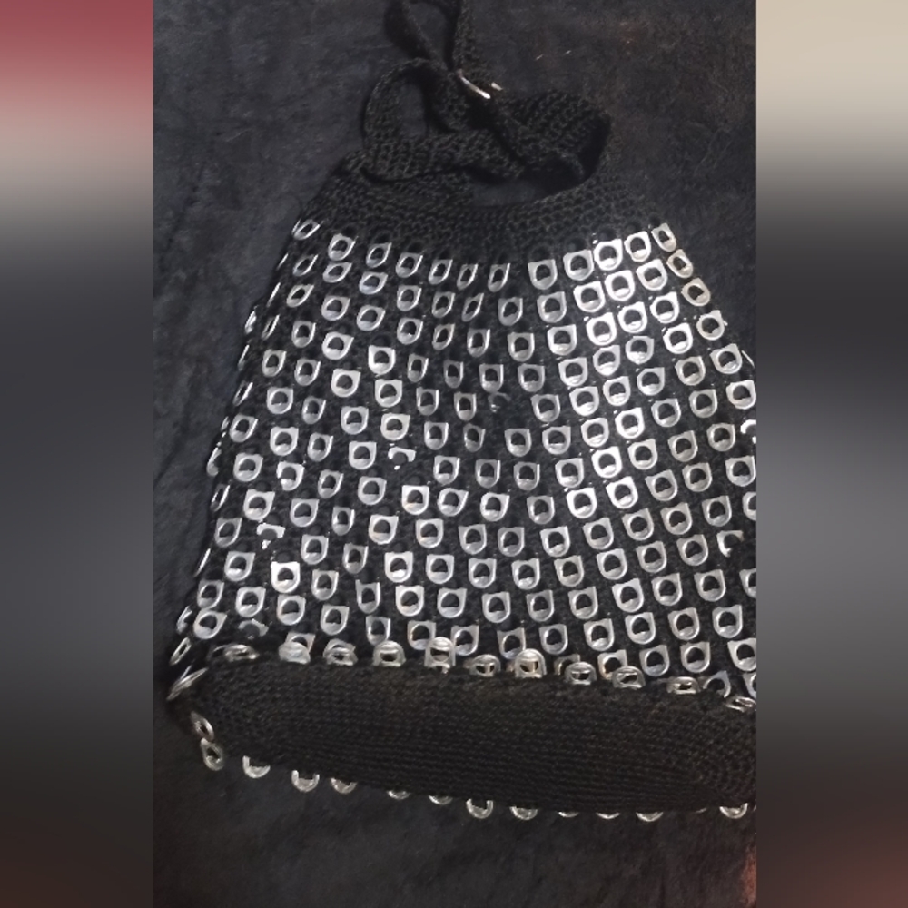 Handmade purse with can tabs